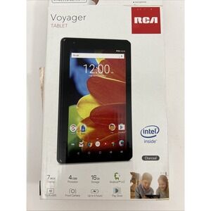 RCA Voyager 7" Black Tablet 16GB‎ 4 Core Android 6.0 RCT6873W42 SKU 1387